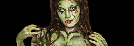 <b>MARIO INK</b> HALLOWEEN SPECIAL FX - mario_ink_bodypainting_zombie_makeup-460x160